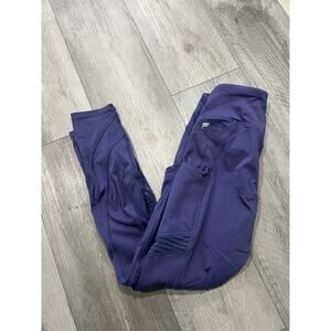 Fabletics Womens Legging Motion365 High-Waisted Stretch Pockets Purple